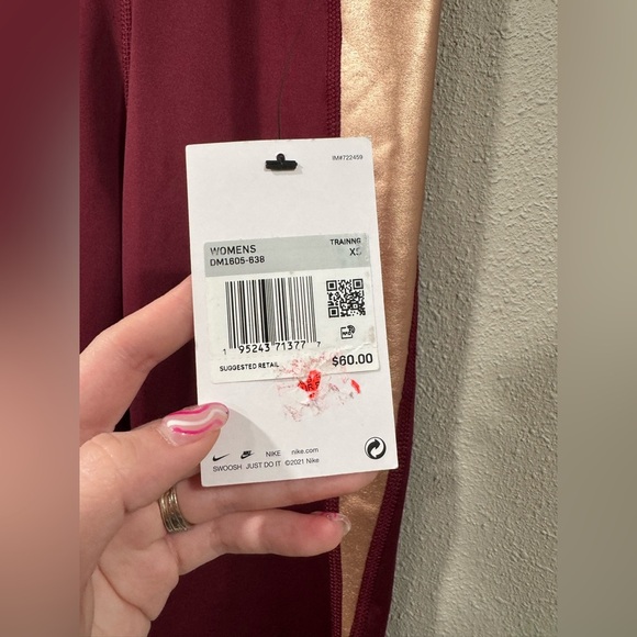 2/$20 NWT Nike Tight Fit Midrise Full Length Legging - Picture 8 of 11